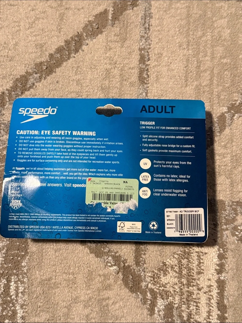Speedo low profile